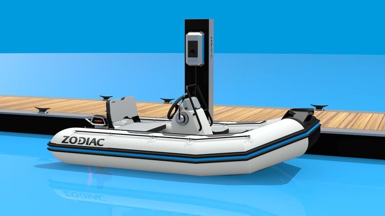 Zodiac launching the new eOpen electrical boat series